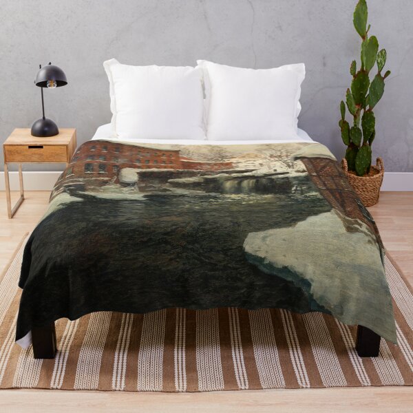 Item preview, Winter scenery - Mill Scene by Frits Thaulow designed and sold by AR-shop.