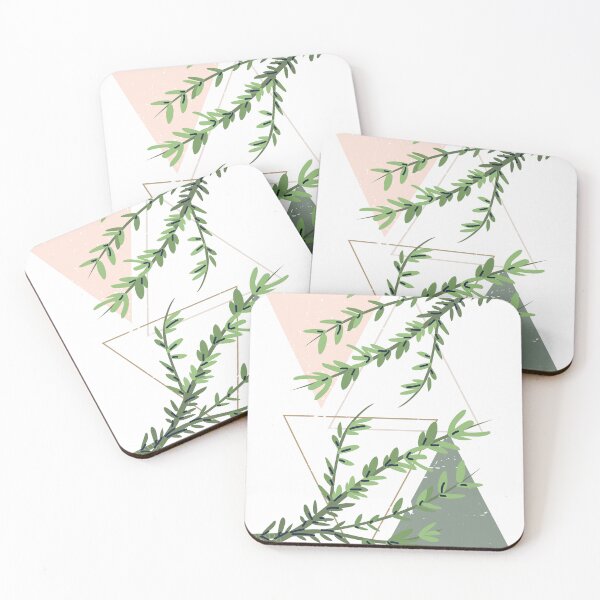 Item preview, Minimalistic Leaves and Shapes | Abstract Art designed and sold by MindedInc.