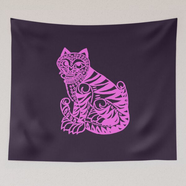 Item preview, Cat cut out - pink designed and sold by shtem.