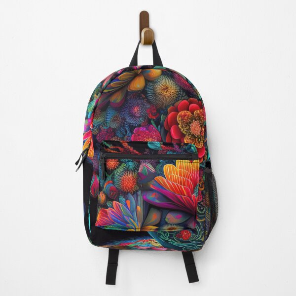 Item preview, Psychedelic flower bouquet in vase designed and sold by RK - Shop.