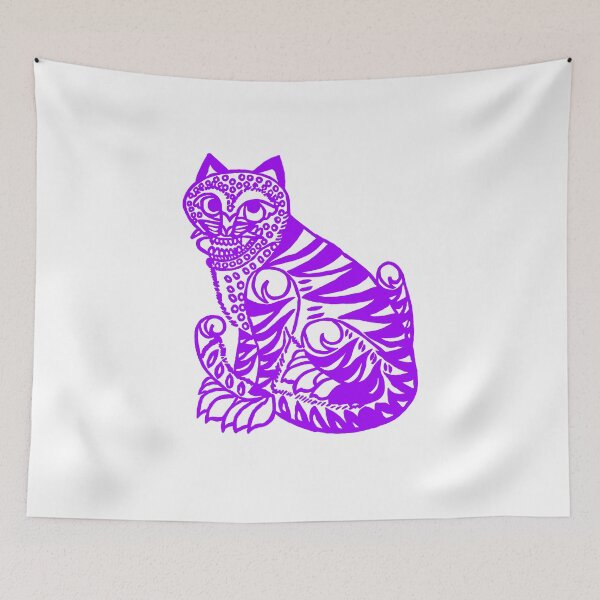 Item preview, Cat cut out - purple designed and sold by shtem.