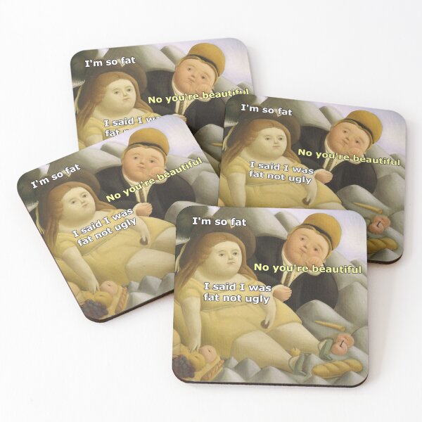 Item preview, Funny Classical Art Meme - I'm Fat designed and sold by Salukeart.