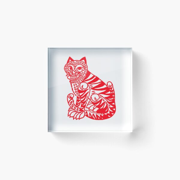 Item preview, Cat cut out - red designed and sold by shtem.