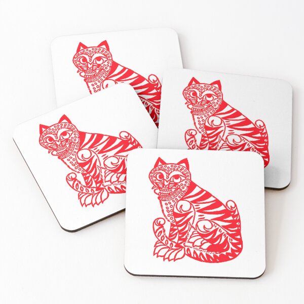 Item preview, Cat cut out - red designed and sold by shtem.