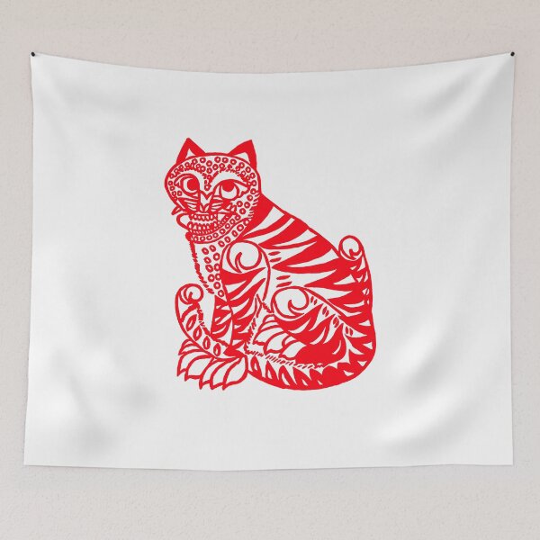 Item preview, Cat cut out - red designed and sold by shtem.