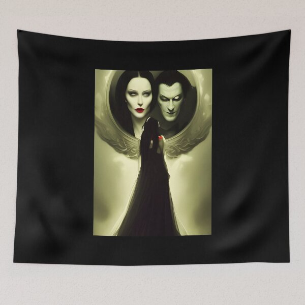 Item preview, Wednesday in Mourning Abstract AI Painting Digital Art designed and sold by Gogmagosh.