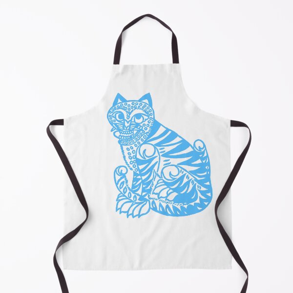 Item preview, Cat cut out - sky blue designed and sold by shtem.