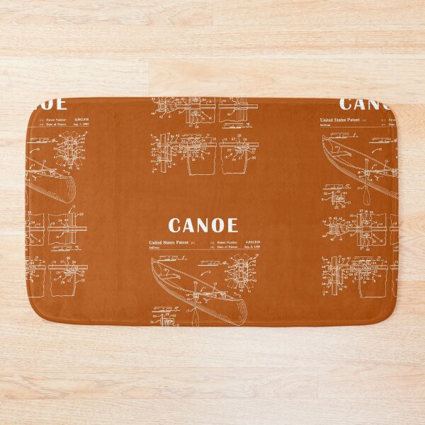 Item preview, 1989 Canoe patent drawing-Canoe blueprint -Canoeing Canoe Lover Gift Idea designed and sold by ismdesigner.