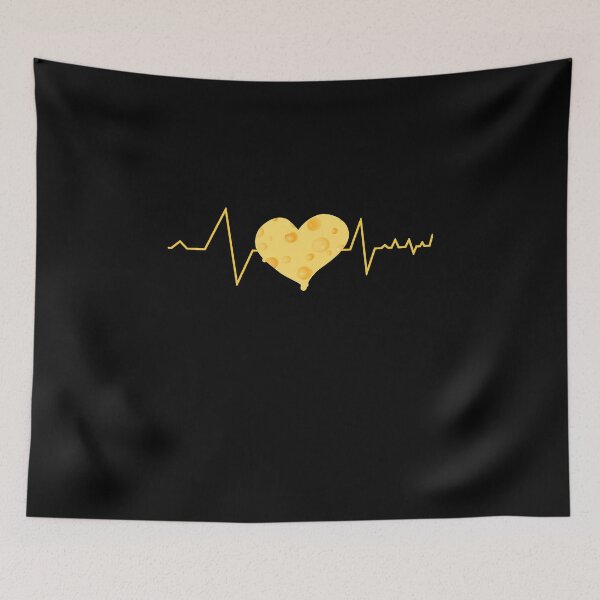 Item preview, Funny Cheese Lovers, Cheese Heartbeat designed and sold by yssnyd.