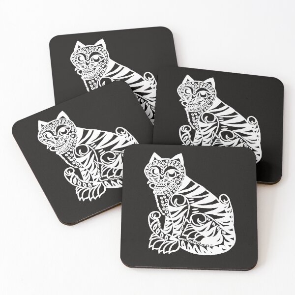 Item preview, Cat cut out - white designed and sold by shtem.