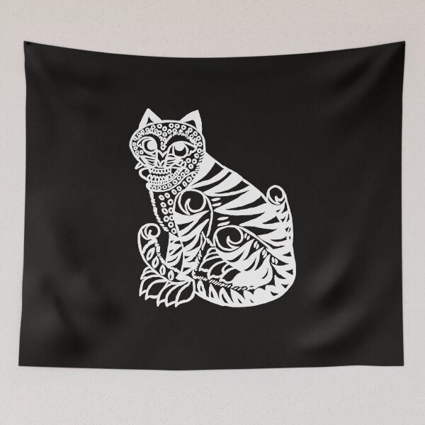 Item preview, Cat cut out - white designed and sold by shtem.