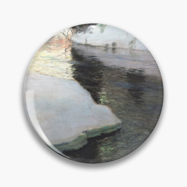 Item preview, Winter scenery - Mountain stream, Winter by Frits Thaulow designed and sold by AR-shop.