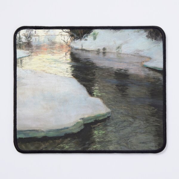 Item preview, Winter scenery - Mountain stream, Winter by Frits Thaulow designed and sold by AR-shop.