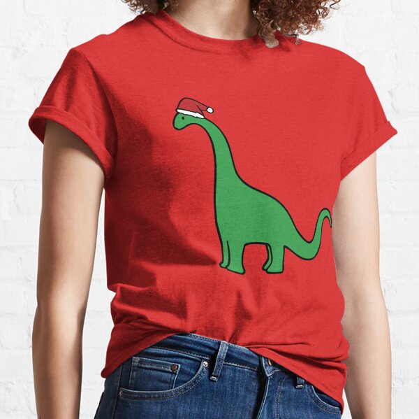Christmas Brachiosaurus Classic T-Shirt