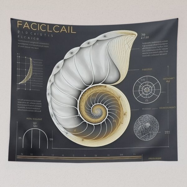 Item preview, Golden Ratio Fibonacci Style designed and sold by RAGANADesign.