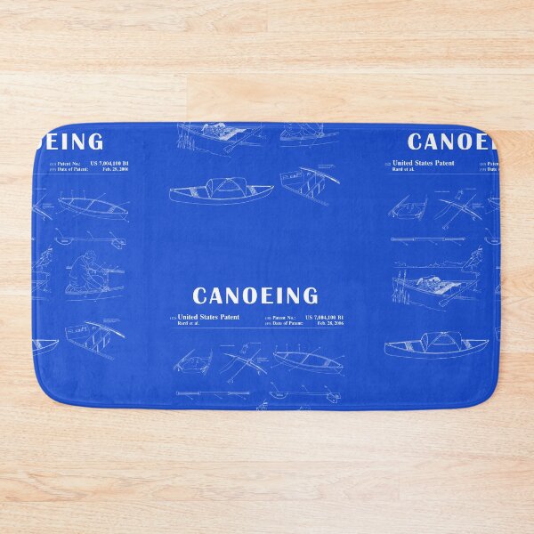 Item preview, 1989 Canoe patent drawing-Canoe blueprint -Canoeing Canoe Lover Gift Idea designed and sold by ismdesigner.