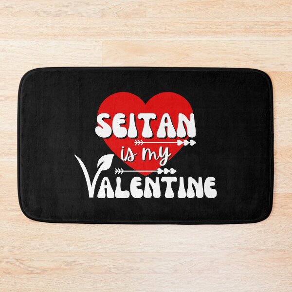Item preview, Funny Vegan Valentine's Day - Seitan Is My Valentine designed and sold by humnoo.