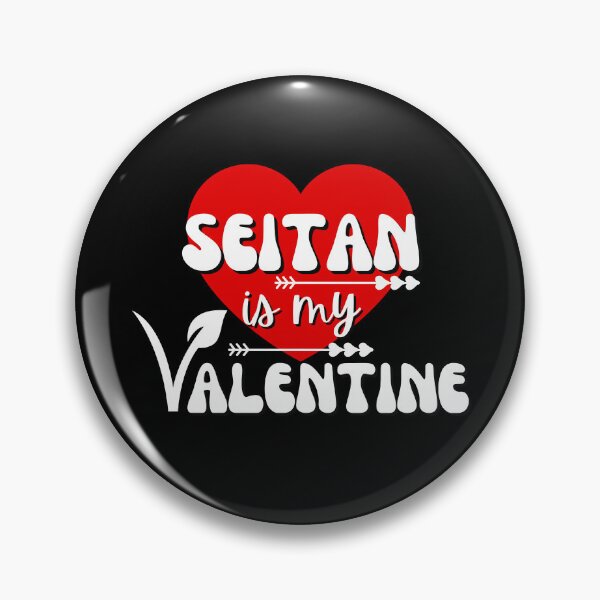 Item preview, Funny Vegan Valentine's Day - Seitan Is My Valentine designed and sold by humnoo.