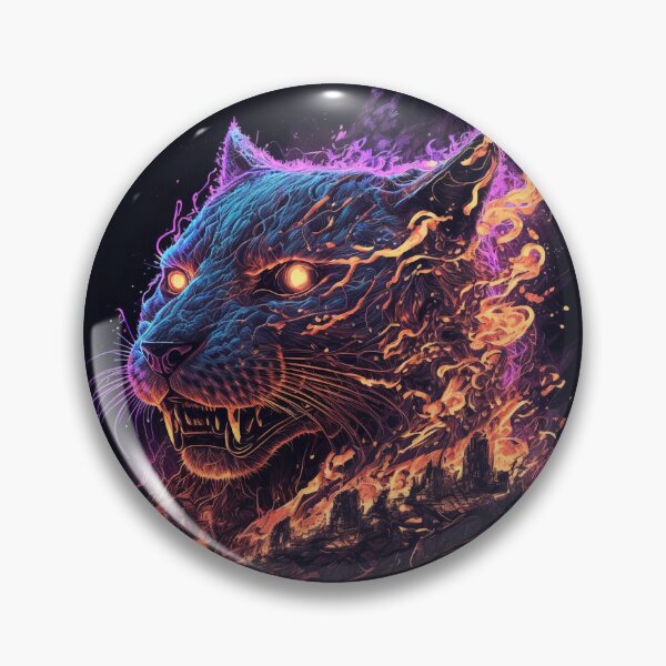 Item preview, Fierce Feline designed and sold by PixelPerfectCo.
