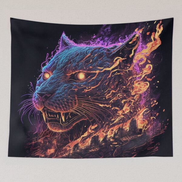 Item preview, Fierce Feline designed and sold by PixelPerfectCo.