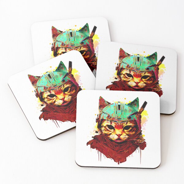 Item preview, bounty hunter cat designed and sold by ArtificialGenes.