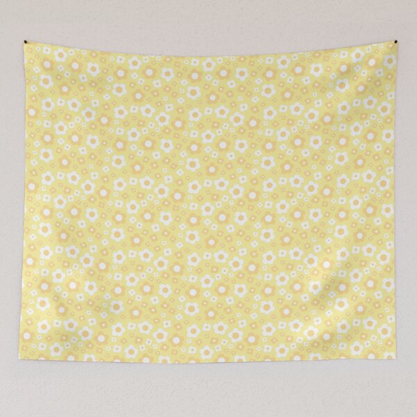 Item preview, YELLOW RETRO 60S FLORALS designed and sold by blomastudios.