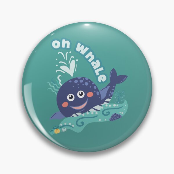 Artikelvorschau, Süßes, trendiges, modisches und lustiges Wal-Wortspiel OH WHALE Meeresästhetik, Meereslebewesen, Walliebhaber, Oh Well Wortspiel-Illustration entworfen und verkauft von zenturtlemerch.
