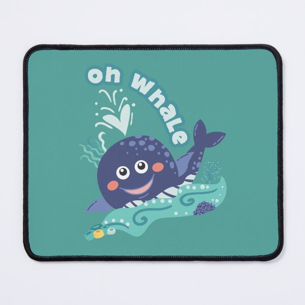 Item preview, Cute, Trendy, Fashionable and Funny Whale Pun OH WHALE Marine Aesthetics, Ocean Life, Whale Lovers, Oh Well Pun Illustration designed and sold by zenturtlemerch.