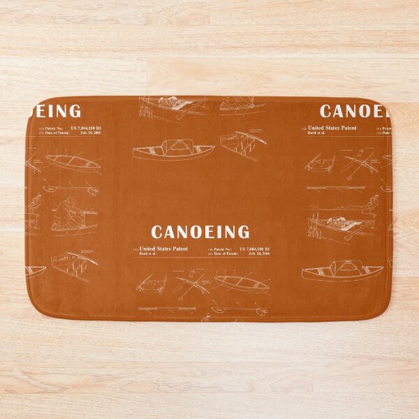 Item preview, 1989 Canoe patent drawing-Canoe blueprint -Canoeing Canoe Lover Gift Idea designed and sold by ismdesigner.