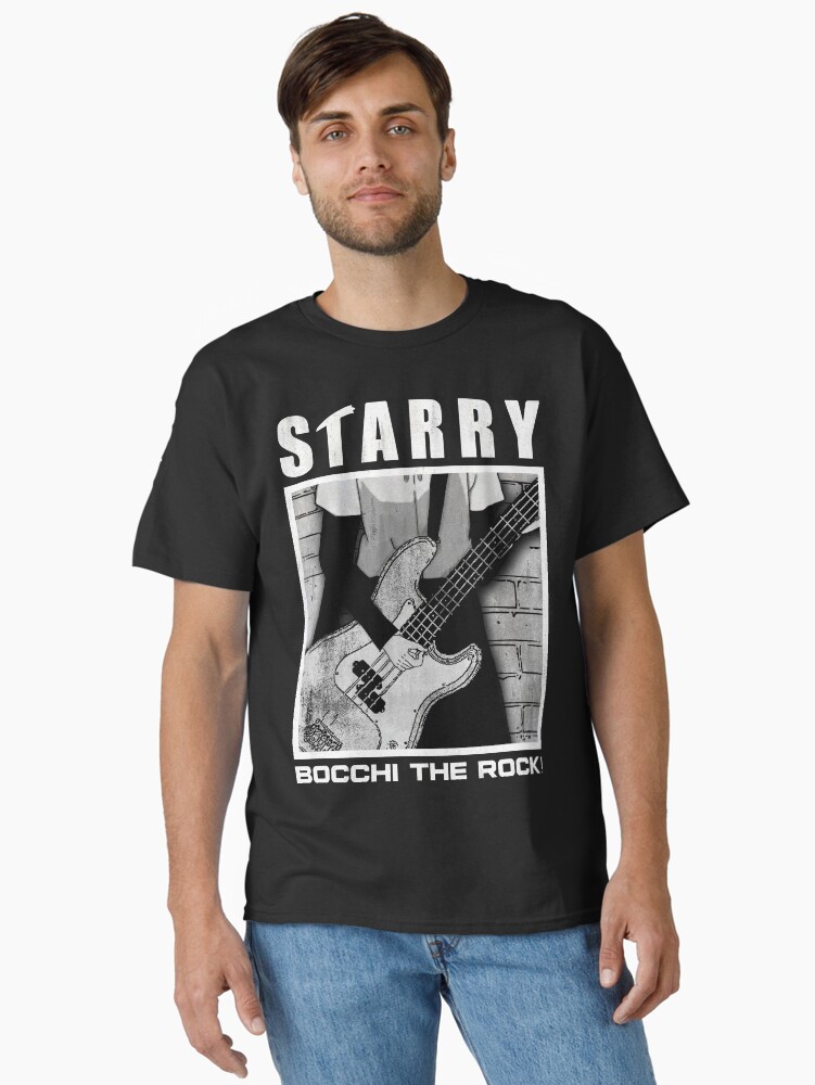 Aperçu 1 sur 7. T-shirt classique avec l'œuvre Bocchi le rock étoilé Ryō Yamada créée et vendue par RaspberryStud.