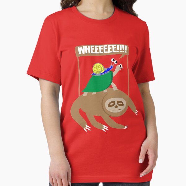 Item preview, Wheeee Sloth T shirt designed and sold by Mill8ion.