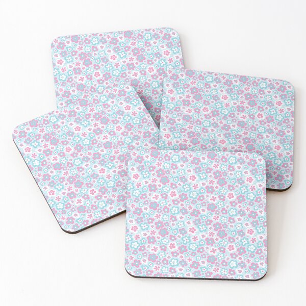 Item preview, BLUE BARBIE FLORALS designed and sold by blomastudios.
