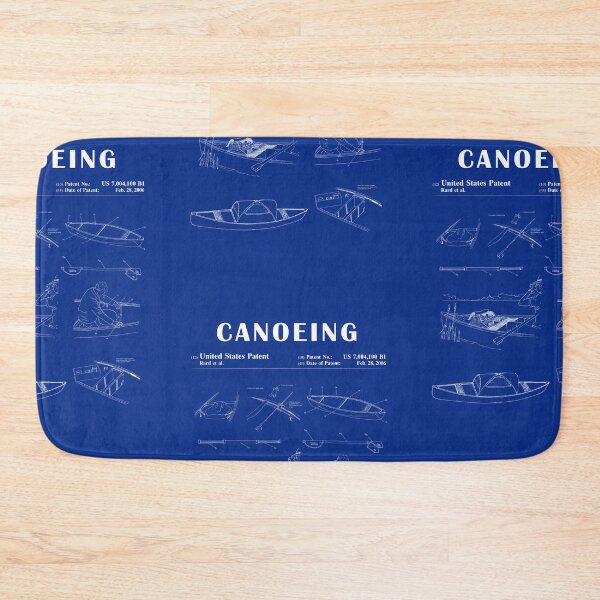 Item preview, 1989 Canoe patent drawing-Canoe blueprint -Canoeing Canoe Lover Gift Idea designed and sold by ismdesigner.
