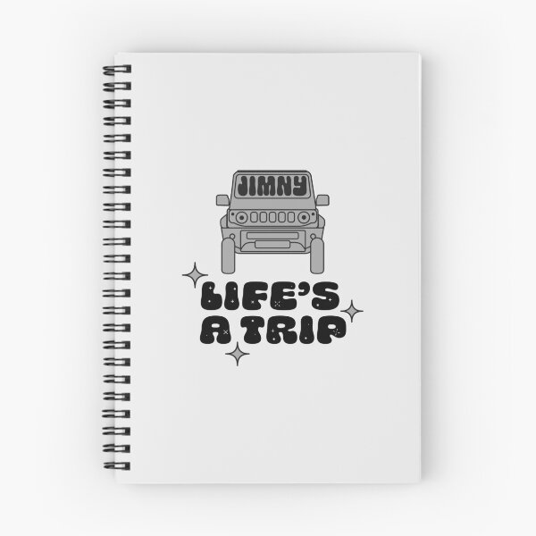 Item preview, Life's a Trip Medium Grey Jimny | Classic Retro Sticker designed and sold by stoicjimny.