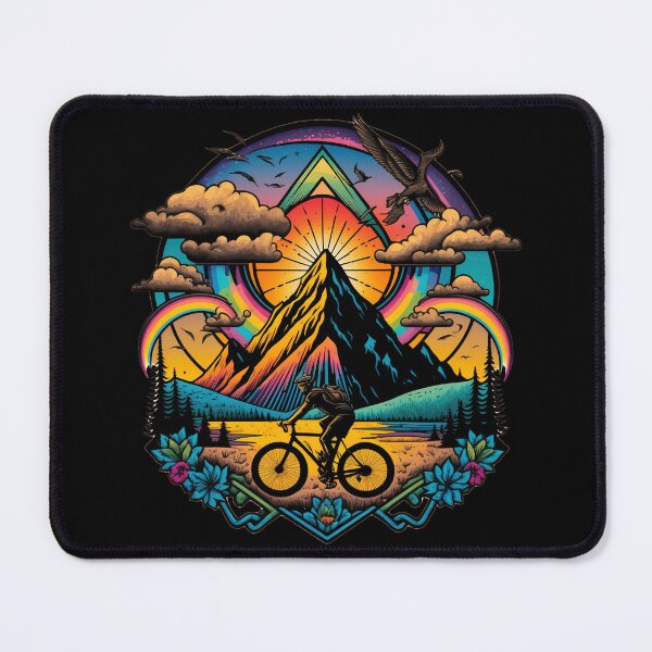 Item preview, Bicycle Day 1943 | Colorful Psychedelic Art designed and sold by Trippinink-.