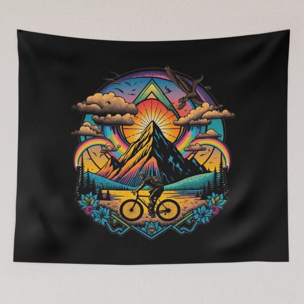 Item preview, Bicycle Day 1943 | Colorful Psychedelic Art designed and sold by Trippinink-.