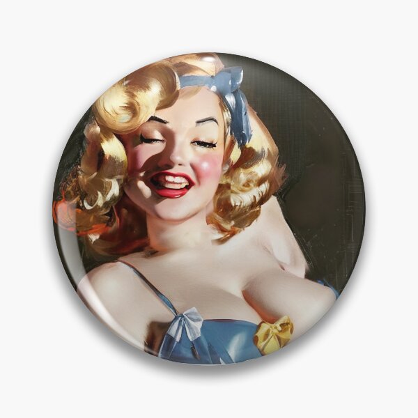 Item preview, Rough Oil Painting Pinup Girl designed and sold by cutestpinups.