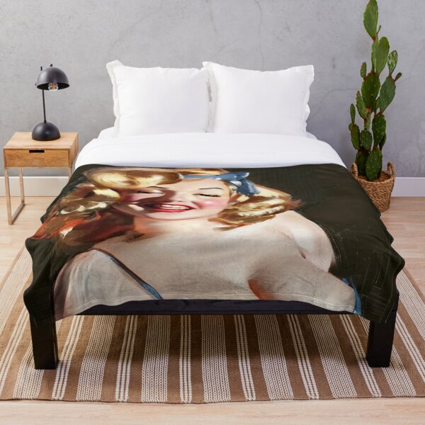 Item preview, Rough Oil Painting Pinup Girl designed and sold by cutestpinups.
