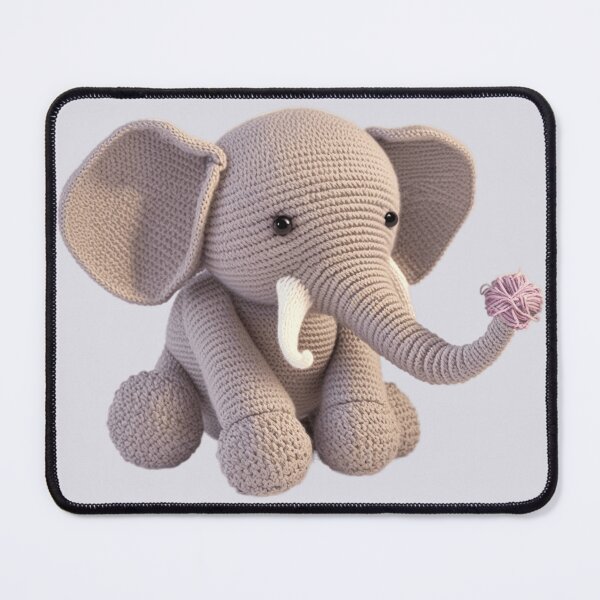 Item preview,  yarn cute elephant  designed and sold by sammgdesign.