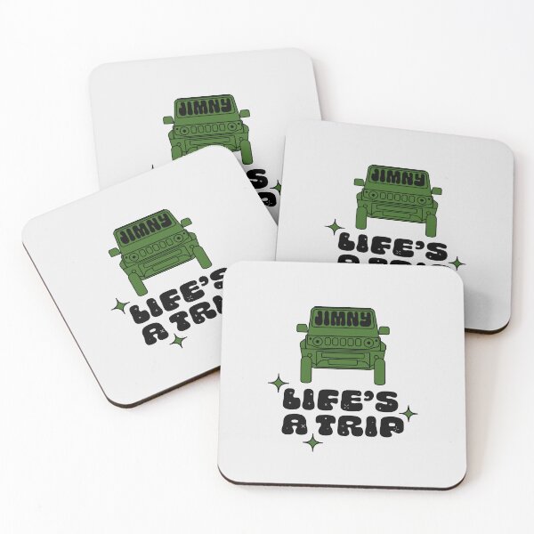 Item preview, Life's a Trip Jungle Green Jimny | Classic Retro Sticker designed and sold by stoicjimny.
