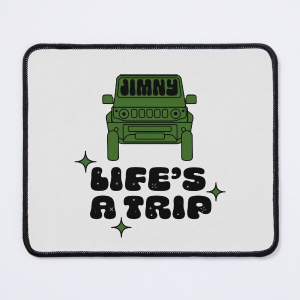 Item preview, Life's a Trip Jungle Green Jimny | Classic Retro Sticker designed and sold by stoicjimny.