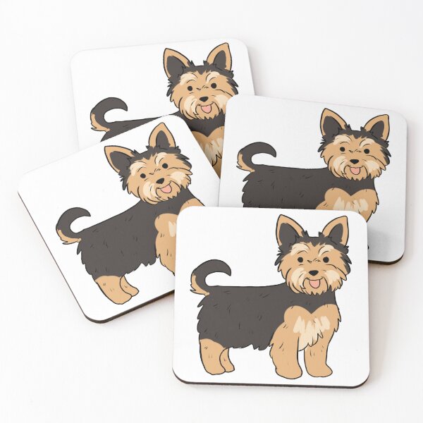 Item preview, yorkshire terrier cute cartoon illustration  designed and sold by Yarafantasyart.