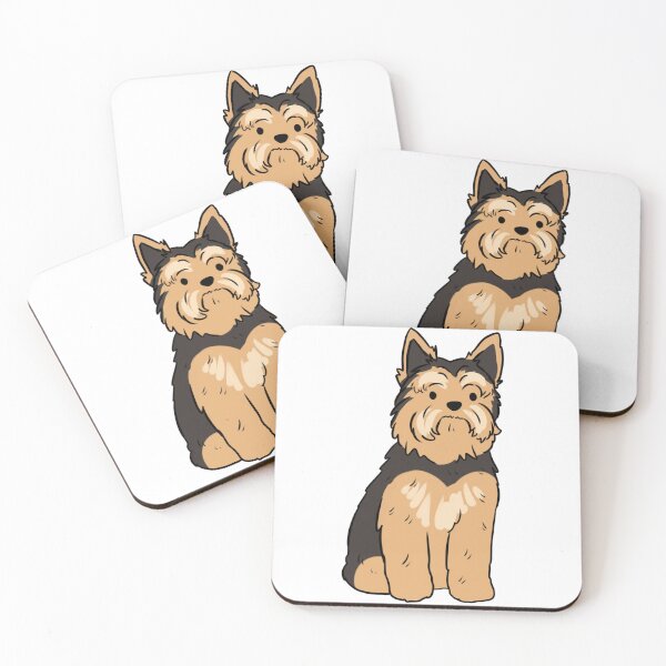 Item preview, Ilustración de dibujos animados lindo yorkshire terrier designed and sold by Yarafantasyart.