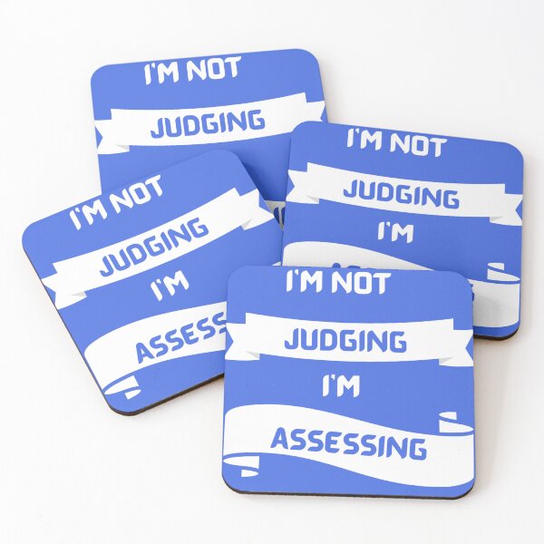 Item preview, I'm Not Judging I'm Assessing Funny Social Worker designed and sold by dfxupt.