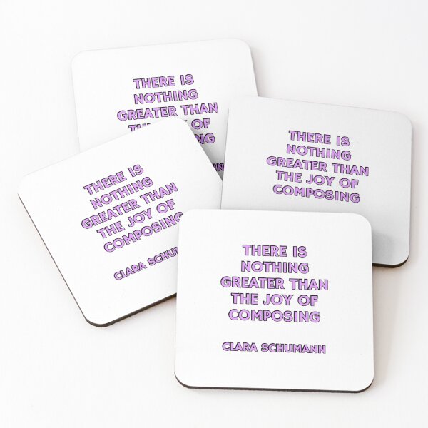 Item preview, Composer quotes - There is nothing greater than the joy of composing - Clara Schumann designed and sold by Inspirationmotivation.