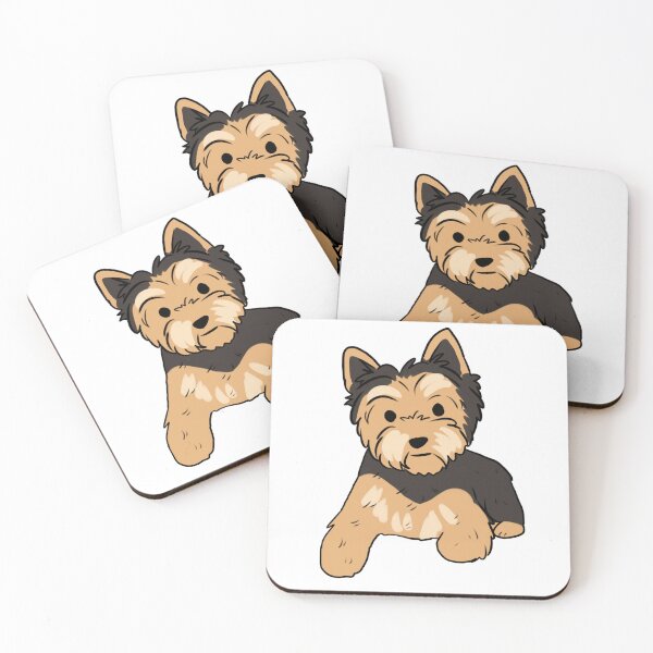 Item preview, Yorkshire terrier cute cartoon illustration  designed and sold by Yarafantasyart.
