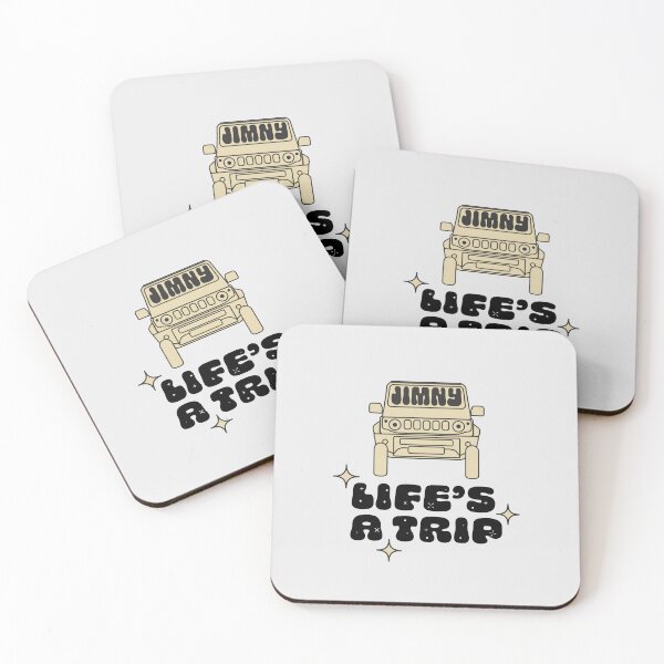 Item preview, Life's a Trip Chiffon Ivory Jimny | Classic Retro Sticker designed and sold by stoicjimny.