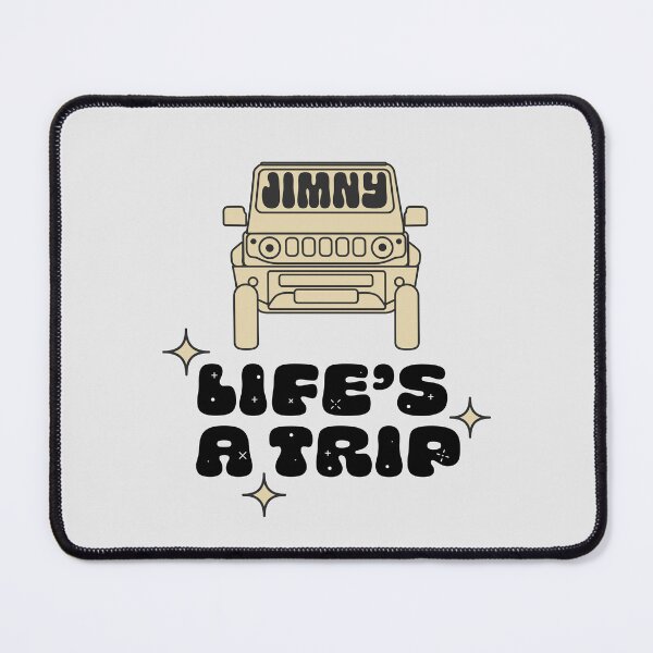 Item preview, Life's a Trip Chiffon Ivory Jimny | Classic Retro Sticker designed and sold by stoicjimny.