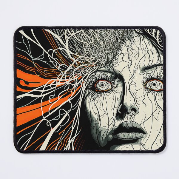 Item preview, Weird portrait woman designed and sold by mrlongfield.
