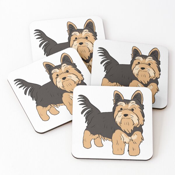 Item preview, Ilustración de dibujos animados lindo yorkshire terrier designed and sold by Yarafantasyart.